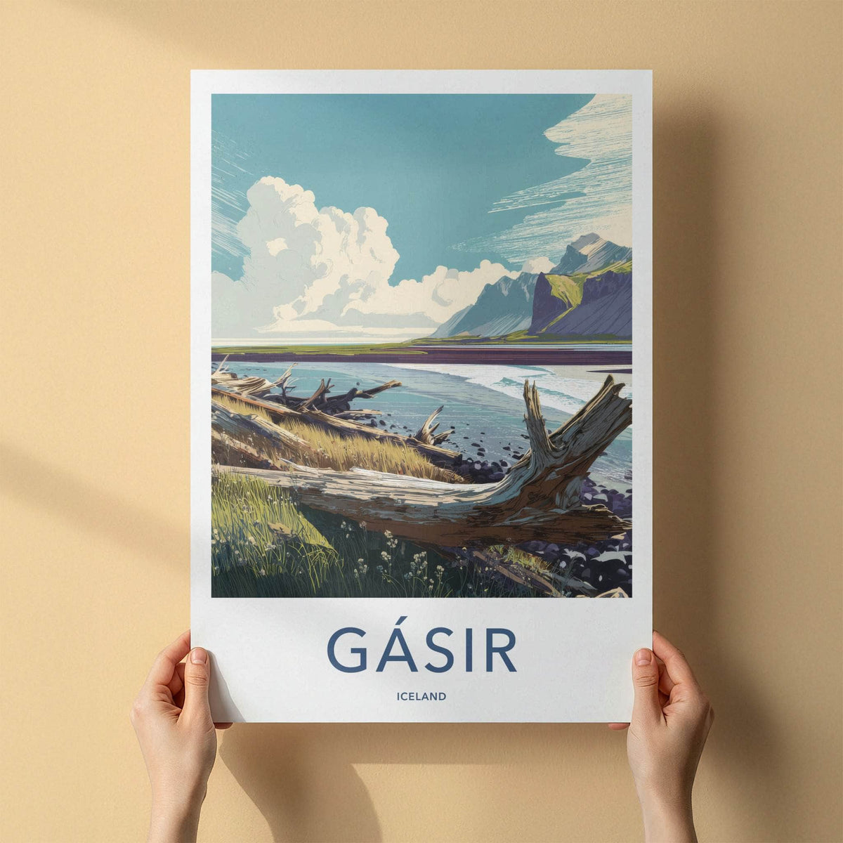 Gasir Poster - Iceland Travel Print