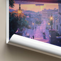 Gdynia Poster - Poland Travel Art - Vibrant Coastal Sunset Home Decor