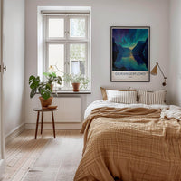 Geirangerfjord Poster - Norway Wall Art - Vibrant Fjord Aurora Home Decor