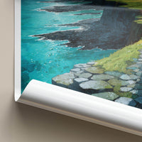 Giant's Causeway Poster - United Kingdom Wall Art - Basalt Column Coast Gift