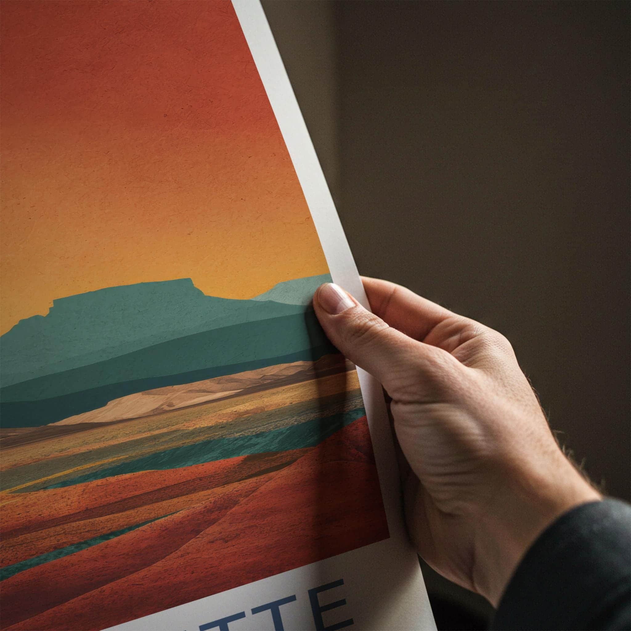 Gold Butte Poster - Nevada Scenic Art - Desert sunset landscape Home Decor