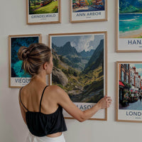 Gordolasque Poster - France Travel Art - Rocky Mountain Path Home Decor