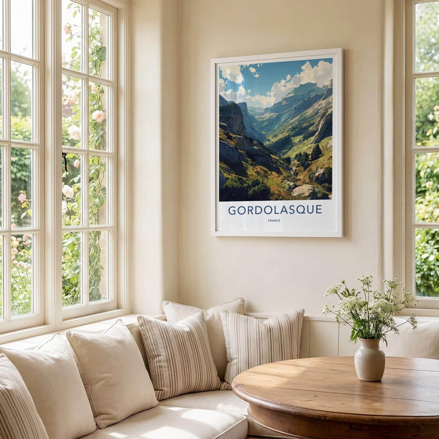 Gordolasque Poster - France Travel Print - Mountainous Valley Landscape Home Decor