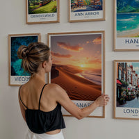 Gran Canaria Poster - Spain Travel Art - Golden Coastal Sunset Wall Decor