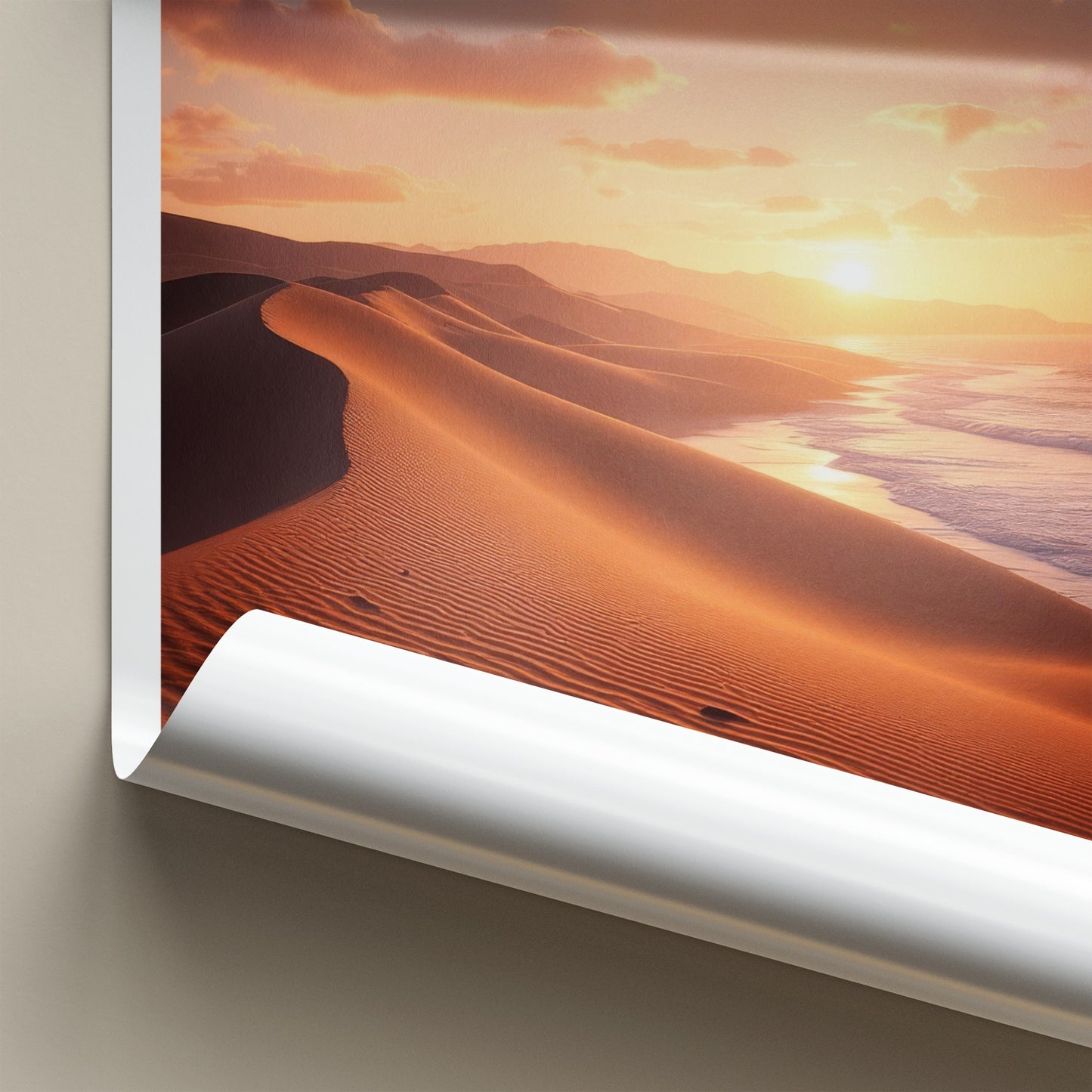 Gran Canaria Poster - Spain Travel Art - Golden Coastal Sunset Wall Decor