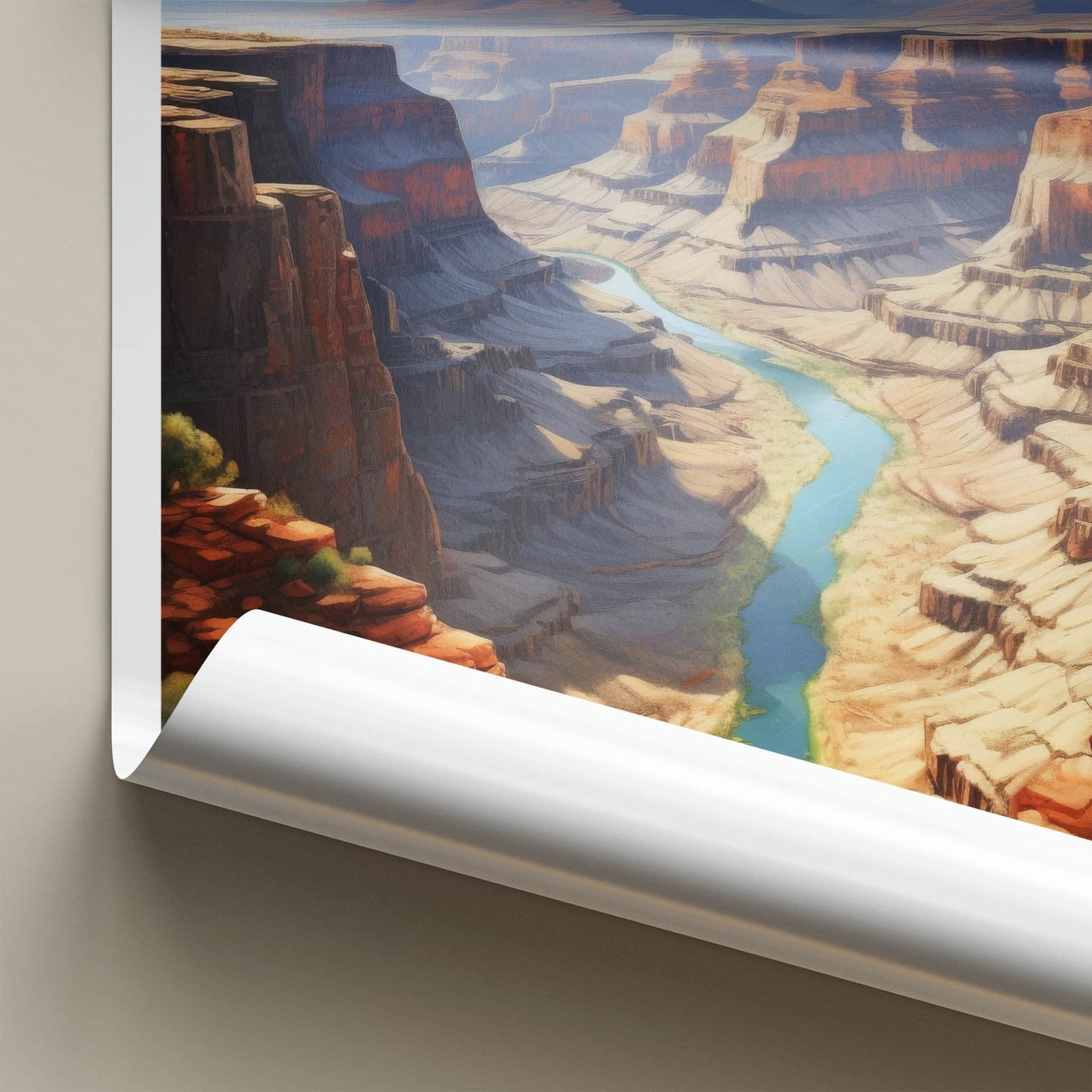 Grand Canyon Poster - Arizona Travel Art - Vast River Canyon Home Decor