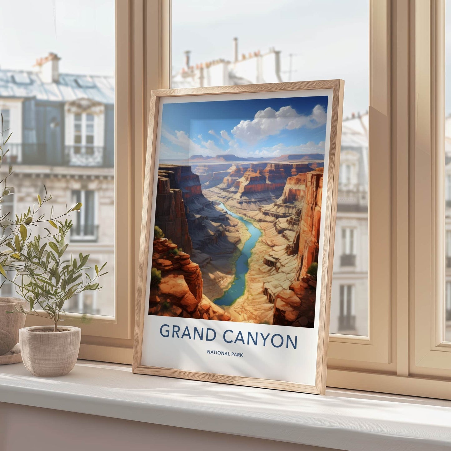 Grand Canyon Poster - Arizona Travel Art - Vast River Canyon Home Decor