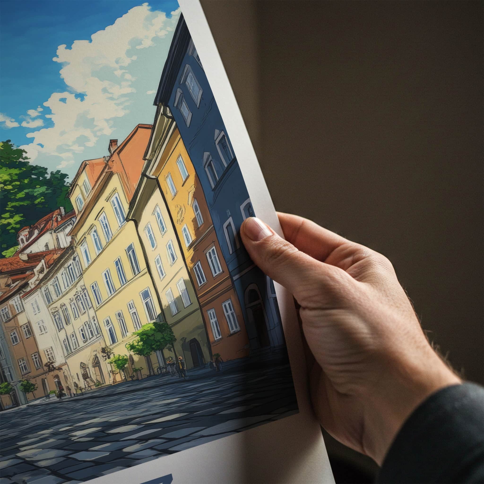Graz Poster - Austria Wall Art - Historic Tower View Home Decor