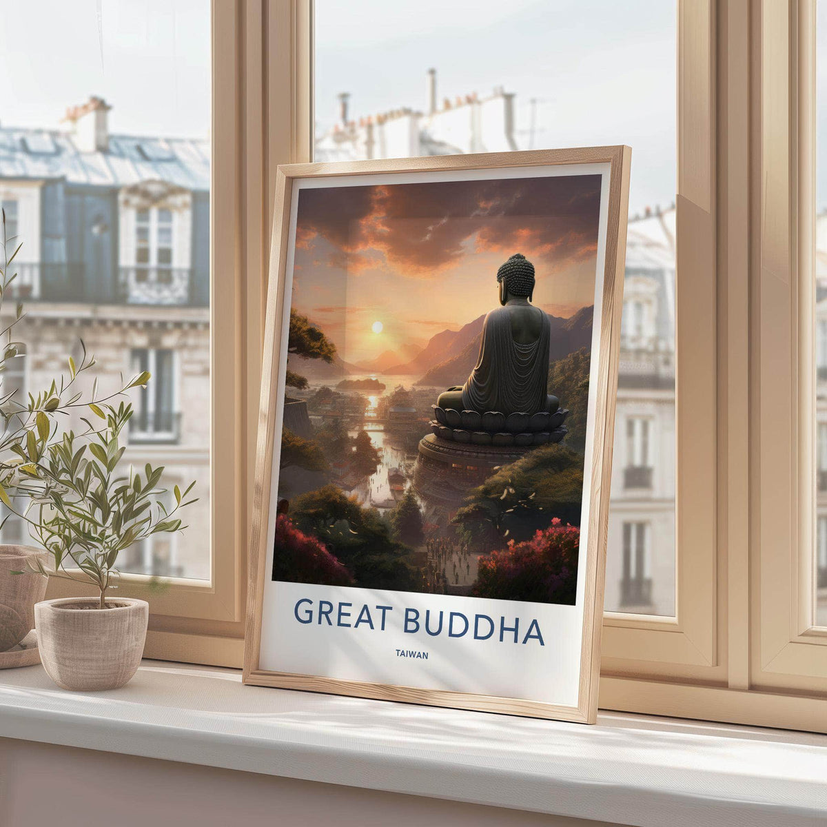 Great Buddha Poster - Taiwan Wall Art