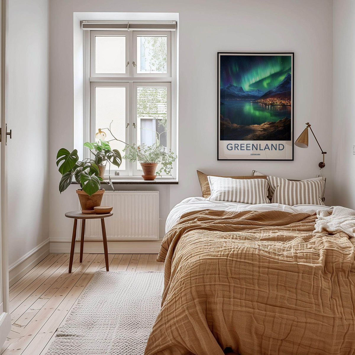 Greenland Poster - Scenic Wall Art Featuring Northern Lights & Snow