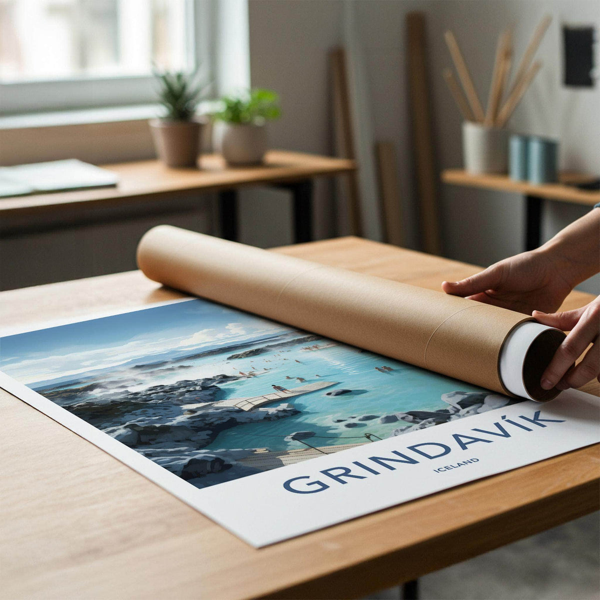 Grindavik Poster - Iceland Wall Art