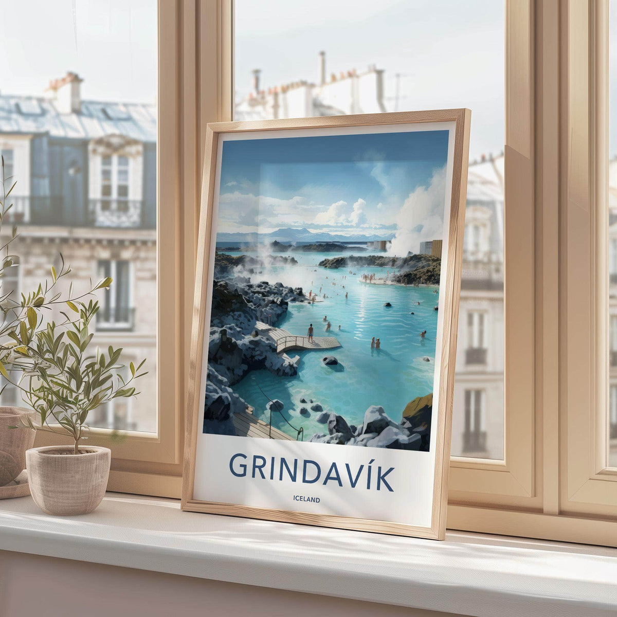 Grindavik Poster - Iceland Wall Art