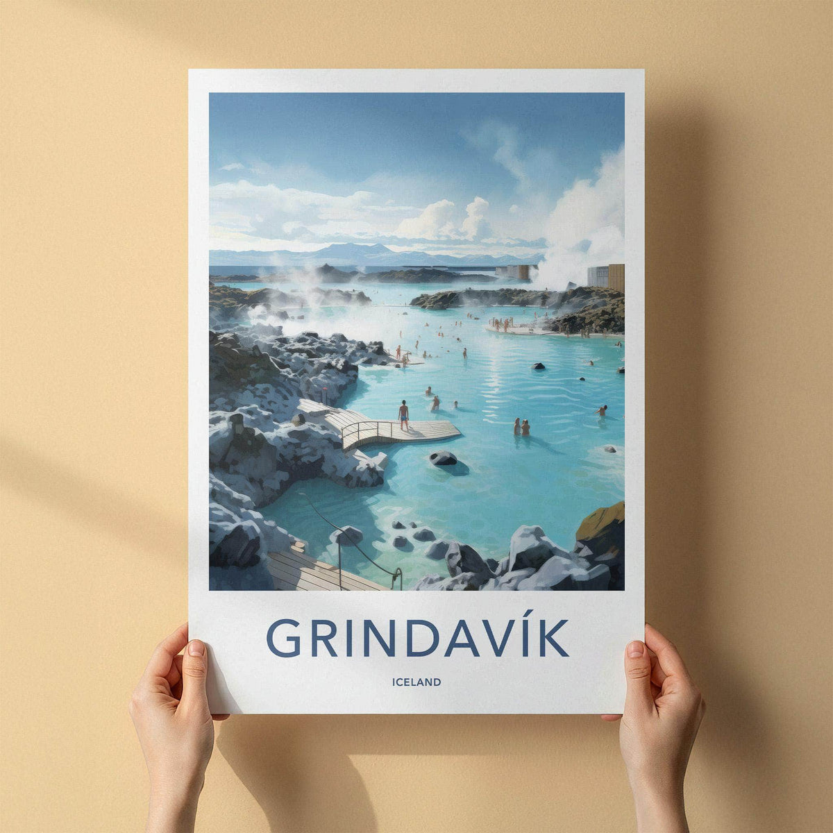 Grindavik Poster - Iceland Wall Art