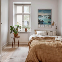 Grindavik Poster - Iceland Wall Art Featuring Volcanic Landscape