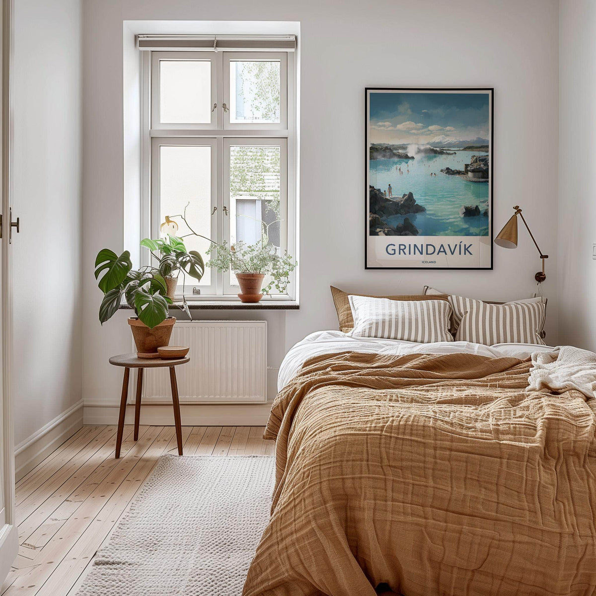 Grindavik Poster - Iceland Wall Art Featuring Volcanic Landscape
