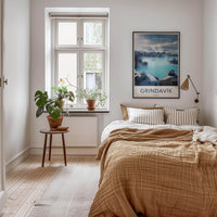 Grindavik Poster - Iceland Wall Art Featuring Volcanic Landscape