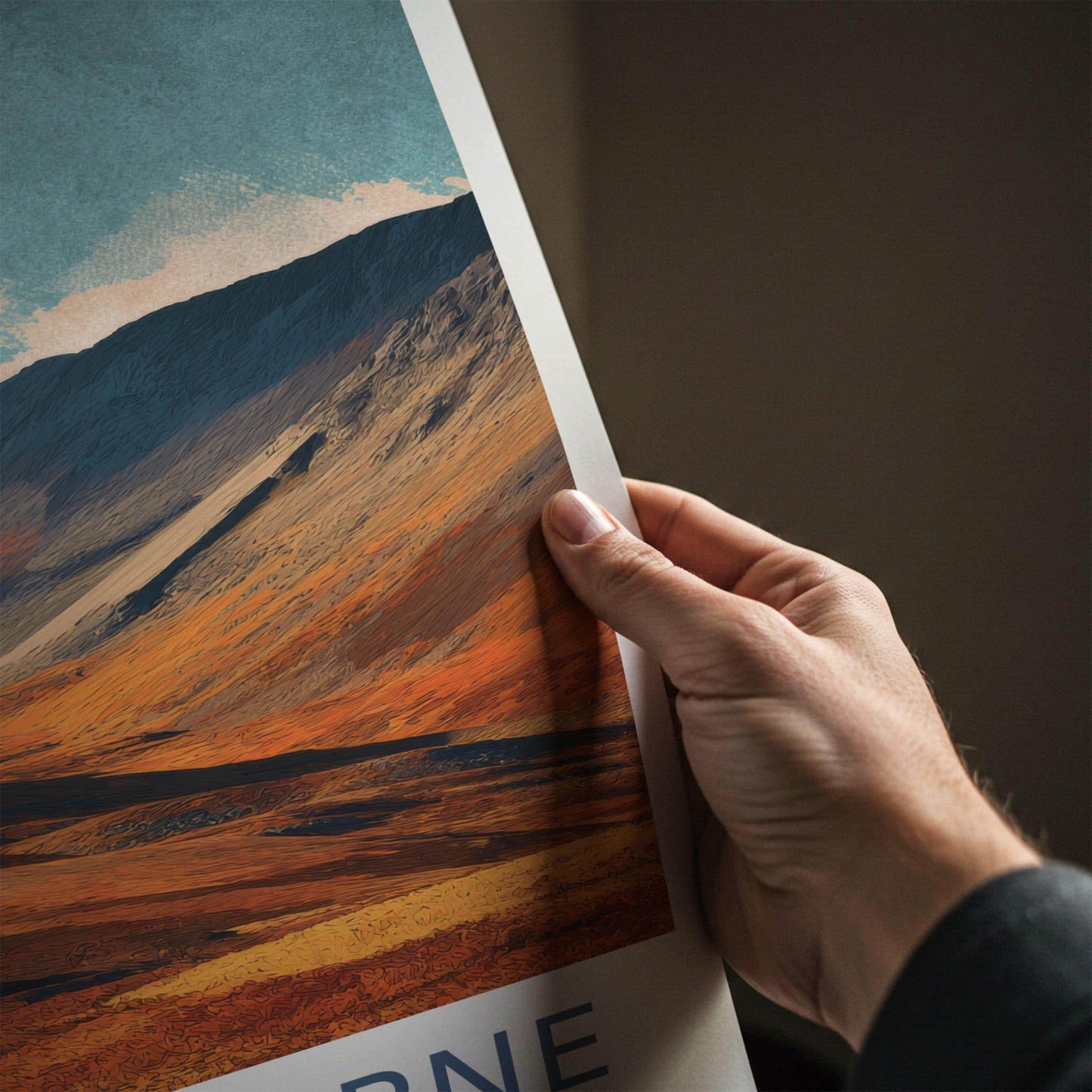 Gros Morne Poster - Canada Travel Art - Rugged Mountain Terrain Home Decor