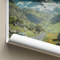 Grossglockner Poster - Austria Travel Art - Van Mountain Road Wall Decor