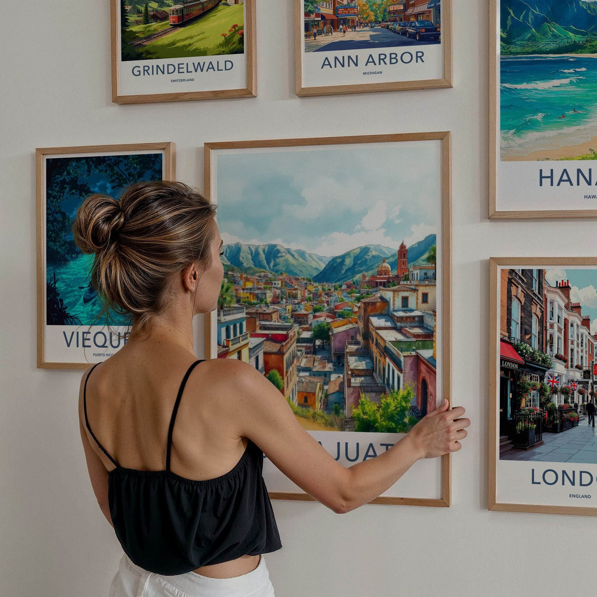 Guanajuato Poster - Mexico Travel Art
