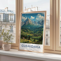 Gubalowka Poster - Poland Travel Art - Lush Mountain Village Home Decor