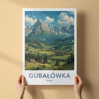 Gubalowka Poster - Poland Travel Art - Lush Mountain Village Home Decor