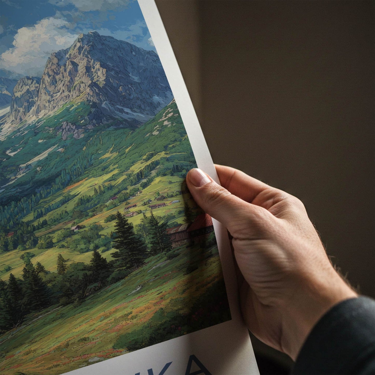 Gubal��wka Poster - Poland Travel Art - Mountain Valley Homes Home Decor