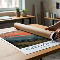 Gubalowka Poster - Poland Travel Art - Mountain Village Sunset Home Decor