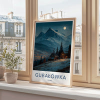 Gubalowka Poster - Poland Travel Art - Snowy Mountain Village Home Decor