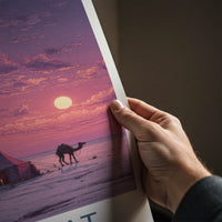 Gujarat Poster - India Travel Art - Rann Kutch Camp Home Decor