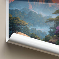 Gunung Kinabalu Poster - Malaysia Travel Art - Lush Jungle Pathway Home Decor