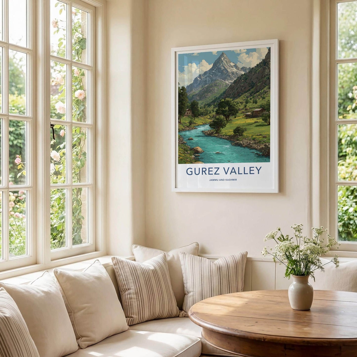Gurez Valley Poster - India Scenic Art - Jammu And Kashmir Wall Decor