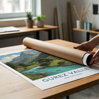 Gurez Valley Poster - India Scenic Art - Jammu And Kashmir Wall Decor