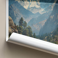 Haathi Parvat Poster - India Wall Art - Uttarakhand Grand Snow Mountain Gift