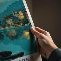 Harpers Ferry Poster - West Virginia Travel Art - Valley River Town Home Decor
