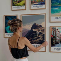 Harter Fell Poster - England Travel Art - Rocky Mountain Peak Wall Decor