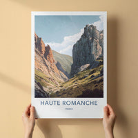 Haute Romanche Poster - France Travel Art - Rocky Alpine Gorge Home Decor