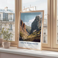 Haute Romanche Poster - France Travel Art - Rocky Alpine Gorge Home Decor