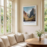 Haute Romanche Poster - France Travel Art - Rocky Alpine Gorge Home Decor