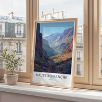 Haute Romanche Poster - France Travel Art - Rugged Valley Landscape Home Decor