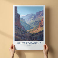 Haute Romanche Poster - France Travel Art - Rugged Valley Landscape Home Decor