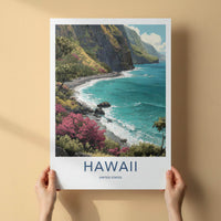 Hawaii Poster - Hawaii Scenic Art - Lush Coastal Scenery Wall Decor