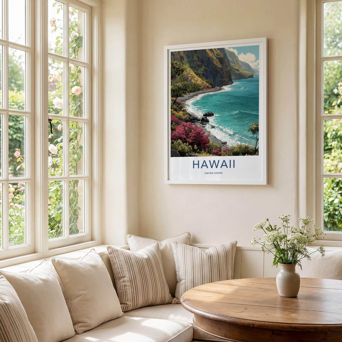 Hawaii Poster - Hawaii Scenic Art - Lush Coastal Scenery Wall Decor