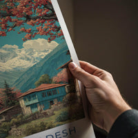 Himachal Pradesh Poster - India Fine Art - Himachal Pradesh Snowy Peaks Home Art
