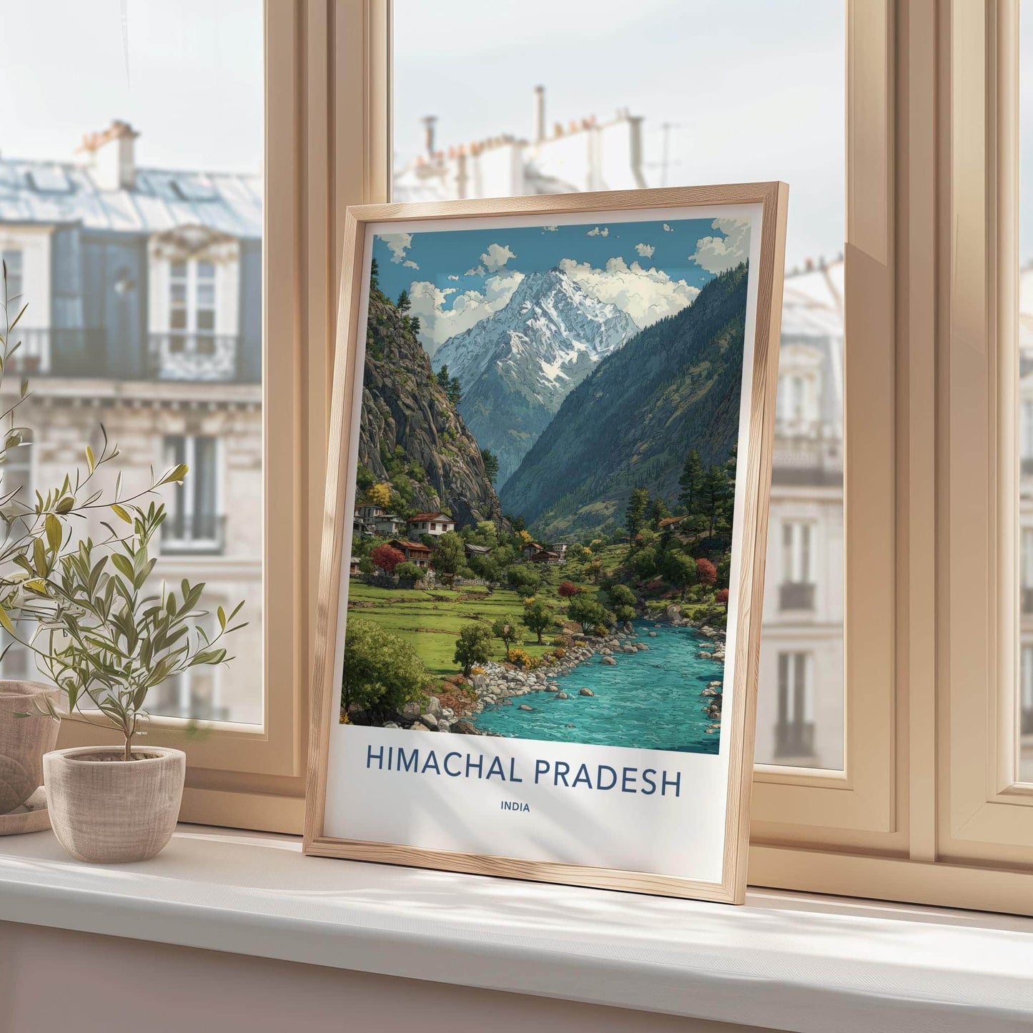 Himachal Pradesh Poster - India Wall Art - Himachal Pradesh Valley Gift
