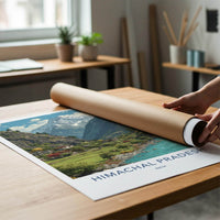 Himachal Pradesh Poster - India Wall Art - Himachal Pradesh Valley Gift