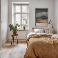 Hjorleifshofdi Poster - Iceland Wall Art - Moody Mountain Reflection Gift