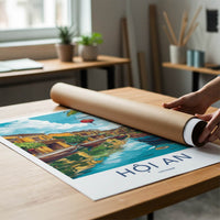 Hoi An Poster - Vietnam Framed Art - Ancient Town River Gallery Art