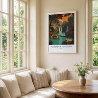 Huasteca Potosina Poster - Mexico Travel Art - Jungle Waterfalls Home Decor