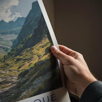 Gordolasque Poster - France Travel Art - Rocky Mountain Path Home Decor