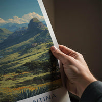 Chapada Diamantina Poster - Brazil Travel Art - Lush Mountain Plateau Home Decor